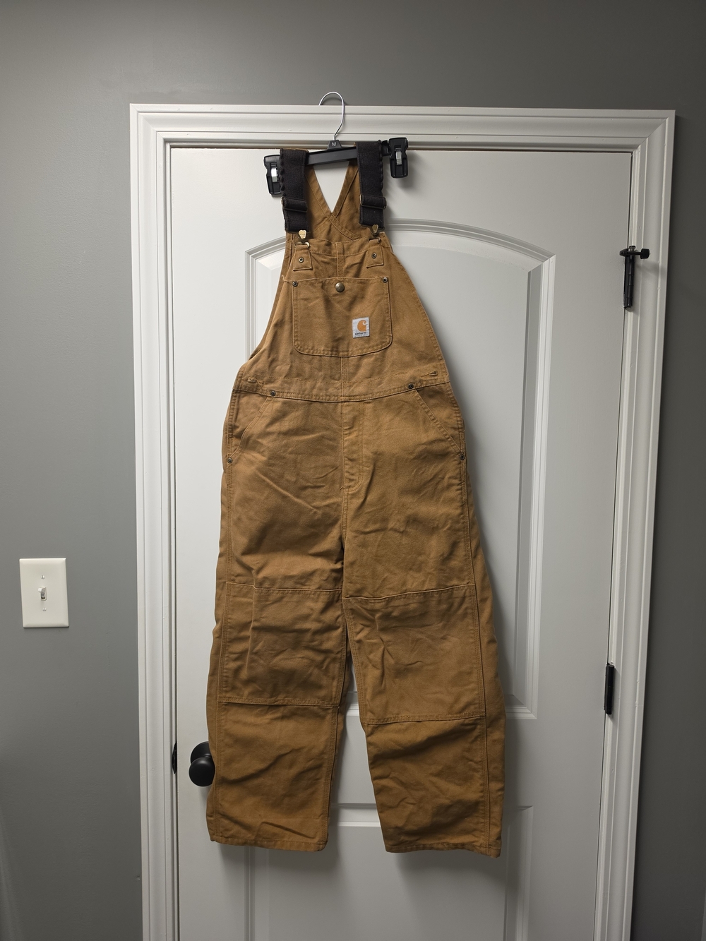 Carhartt Brown Duck Work Overalls